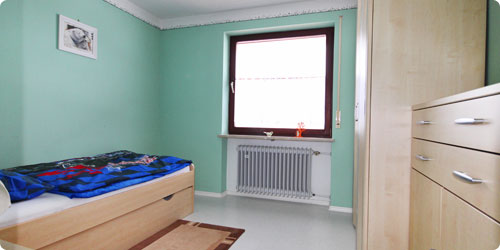 Schlafzimmer Ferienhaus SIggi - familie Stapf Stoffenried