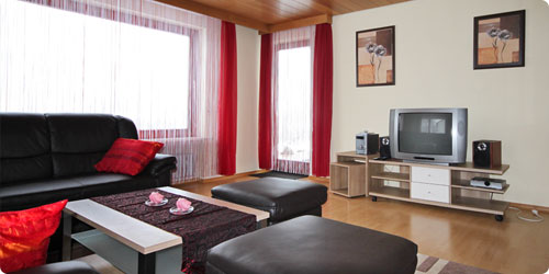 Schlafzimmer Ferienhaus SIggi - familie Stapf Stoffenried